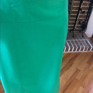 Green lined skirt